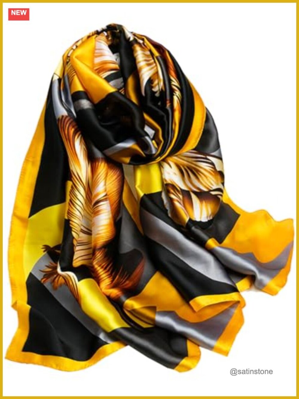 Silky Long Scarf Shawl Wrap for Women Dressy Formal Evening Gown Lightweight
